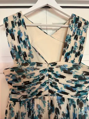 Tuckernuck NWT blue bluebell Gwen dress tiered maxi size M thumbnail 6