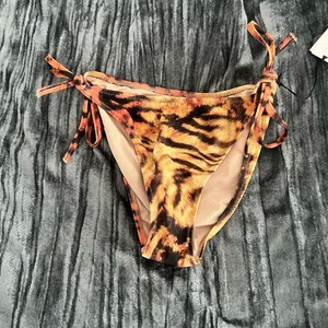 Shade & Shore Animal Print Bikini Bottom Size S thumbnail 1