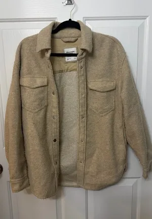 Abercrombie Brushed shacket thumbnail 1