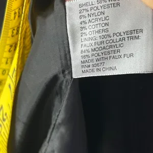 Worthington black wool trench coat thumbnail 3