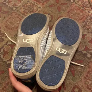 UGG Australia Shoes Womens 8 Eyan Stripe Casual Low Sneakers 1007570 Blue thumbnail 5