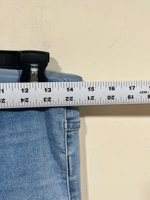 We The Free free peoplePenny Pull-On Flare Jeans size 26 blue denim light wash thumbnail 4
