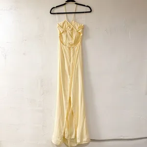 Peppermayo Indi Maxi Dress in Butter Yellow Size 0 thumbnail 3