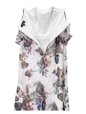 NWT Lulus Ray of Sunshine Maxi Dress Size XL White Floral Off Shoulder Wedding thumbnail 9