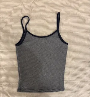 Striped tank top Gray thumbnail 2