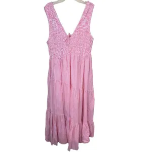 Free People Juno Sleeveless Smocked Tiered Maxi Dress thumbnail 5