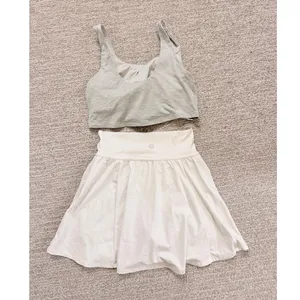 Gilly Hicks 2 Pcs‎ Sport Bra & Skirts Set Gym Working Out Tennis Pickleball XS/S thumbnail 2