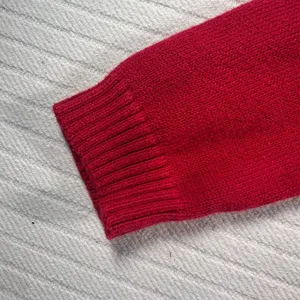 Charter Club Women’s Sweater Medium Red Knit Toggle Neck Pullover thumbnail 7