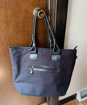 The Body Shop Canvas Tote Bag Black thumbnail 1