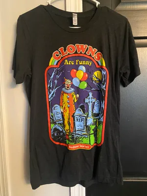 Halloween Shirt Gray Size M thumbnail 1