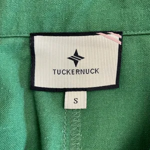 Tuckernuck Baldwin Linen‎ Cotton Jacket Womens Size S in Palm Green thumbnail 2