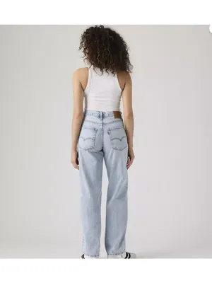 Levi's 31x30 Premium Baggy Dad Women's Jeans Fan Fare Light Wash thumbnail 2