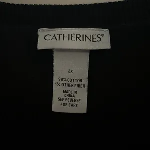 Catherines Size 2X Black - Owl Sequin Christmas Crewneck Sweater Top thumbnail 5