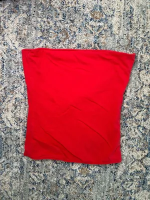 Hollister Red Tube Top Size XS thumbnail 3