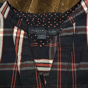Tommy Hilfiger plaid cotton top thumbnail 7