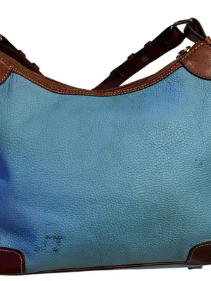 Dooney & Bourke pebbled leather hobo shoulder bag thumbnail 3