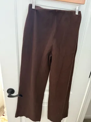 Zara brown comfy pants thumbnail 3