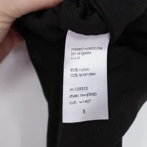 Naked Wardrobe Black Ribbed Scoop Neck Sleeveless Jumpsuit Small thumbnail 5