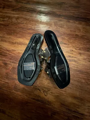 Steve Madden Tace Studded Jelly Slide Sandals Black Gold thumbnail 4