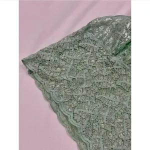 Vintage Mint Metallic Lace Bralette Cami Made in USA L thumbnail 4
