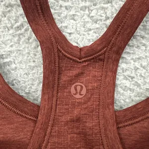 Lululemon Ebb To Street Tank Top Smoky Red Athletic Athleisure Women's 6 thumbnail 3