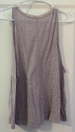 Hollister Light Purple Lace Trip Tank thumbnail 2