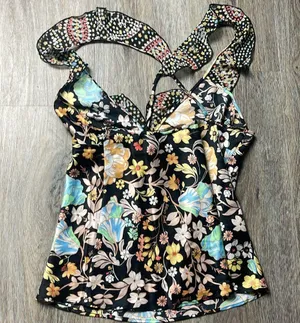 Victoria's Secret Fairy Floral Ruffle Top Size XS thumbnail 14