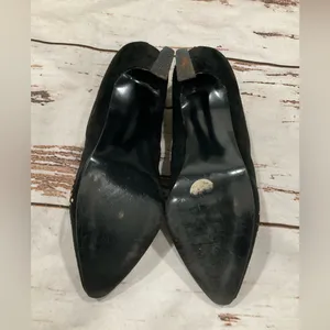 Vintage Ellemenno Leather Sherry Black Pumps‎ thumbnail 8