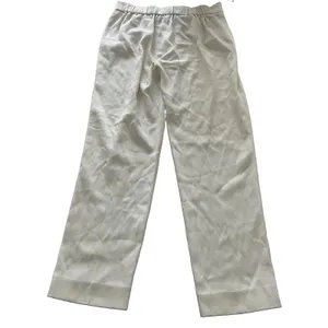 Aritzia Babaton Cohen Pants Pleated Cropped Trousers 4 Ivory thumbnail 3