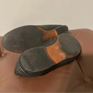 Sam Edelman Loafers Black Leather Gold Detail Size 5 thumbnail 8