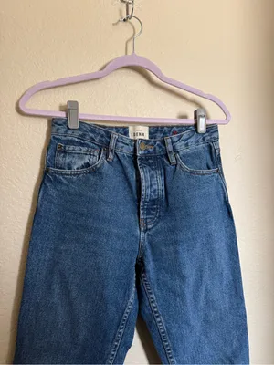 Sézane Brut Sexy Blue‎ Denim Jeans Sz 27 thumbnail 3