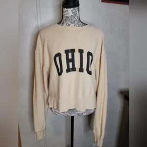 Chicka-D OHIO Corded Boxy Crewneck Sweatshirt - Size M - Gameday Chic thumbnail 10