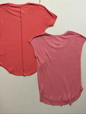 The North Face Women's Short Sleeve Scoop Neck Tee Duo - Coral & Dusty Rose thumbnail 8