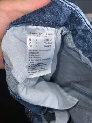 American Eagle Outfitters Distressed Curvy Hi-Rise Jegging Jeans - Size 6 thumbnail 6