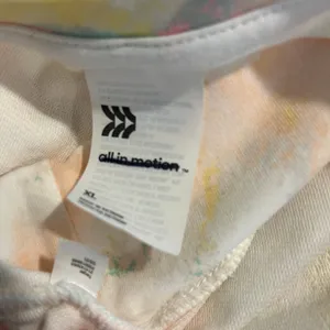 All in Motion Cloud Print Sweatshirt Pullover Athleisure Lounge XL Soft Pastel thumbnail 7