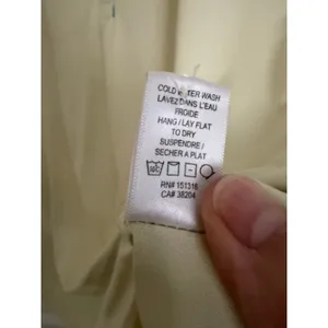 Sport Haley Polo Shirt‎ Women XS Yellow Turquoise Blue Contrast Trim Golf Top thumbnail 4