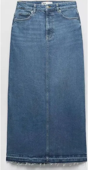 Zara denim skirt  thumbnail 1