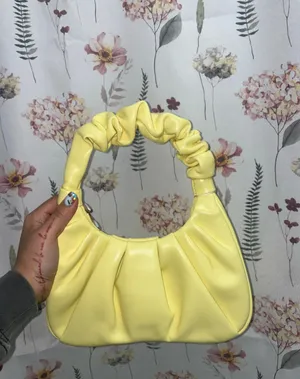 JW PEI Gabbi Ruched Hobo Handbag - Light Yellow thumbnail 3