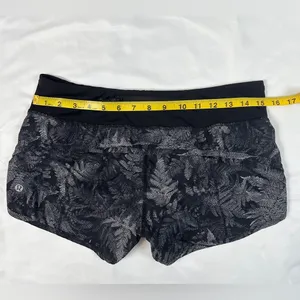 Lululemon Vintage Speed Short 2.5" - Kindred Spirit Black Multi/Black - 6 thumbnail 10
