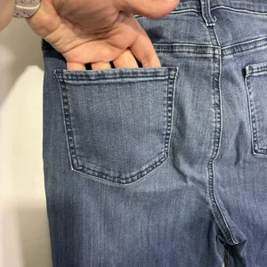 NYDJ Womens Barbara Bootcut Jeans Sz 10 Blue Stretch Denim Lift Tuck Mid Rise thumbnail 5