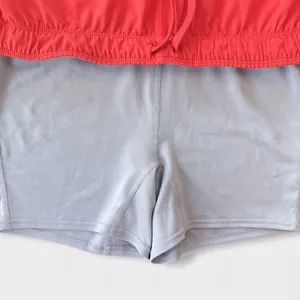 Nike Dri Fit Phantom Dual Running Shorts Fold Over Waist Orange Sz S thumbnail 8