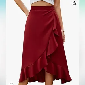 5/$30 🎈 Lashbair women’s large high waist high low wrap‎ skirt thumbnail 2