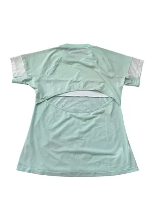 ASICS Women’s Mint Green Jersey Short Sleeve Top Size Large thumbnail 6