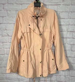 LOFT Women's Medium Peach Lightweight Utility Jacket thumbnail 1