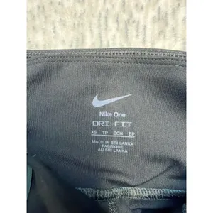 Nike One HR 7/8 Sport Tight Black Blue Dri-FIT Leggings HJ1137SP25 Womens XS NWT thumbnail 2