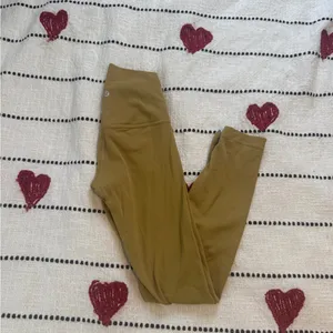 Lululemon Olive Green Leggings size 2 thumbnail 2