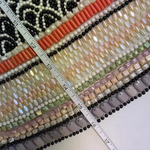 Zara Full Beaded Mini Skirt thumbnail 6