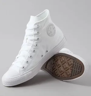 NEW Converse Chuck Taylor All Star High-Top Sneaker White M-8.5 W -10.5 thumbnail 1