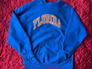Vintage Florida Sweatshirt Blue Size none thumbnail 1