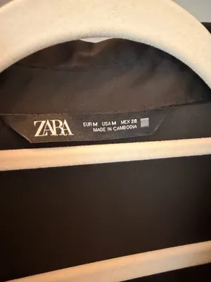 ZARA Silky Top Black thumbnail 2